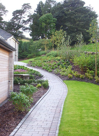 Garden paving